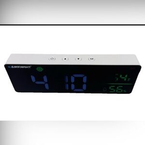 AirKnight 3-in-1 Decibel Meter Sound Level Reader + Humidity & Temperature White